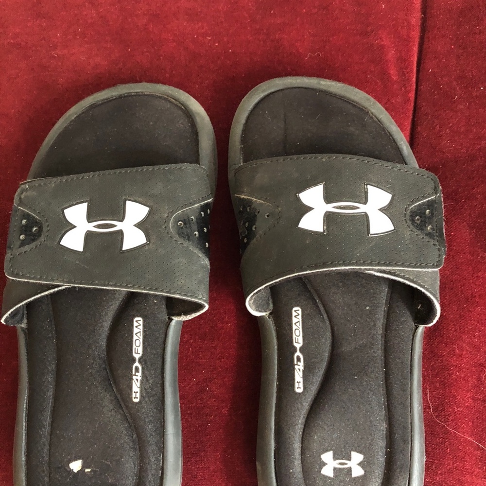 Under Armour flip flops